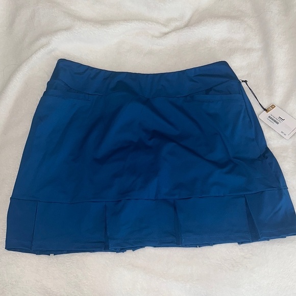 Tail Pants - Royal blue Gaia golf skort by Tail size large NWT